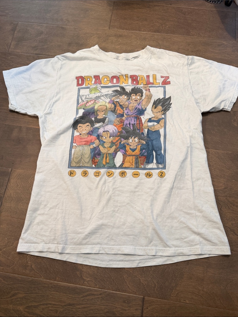 Dragon Ball Z White Graphic Tee